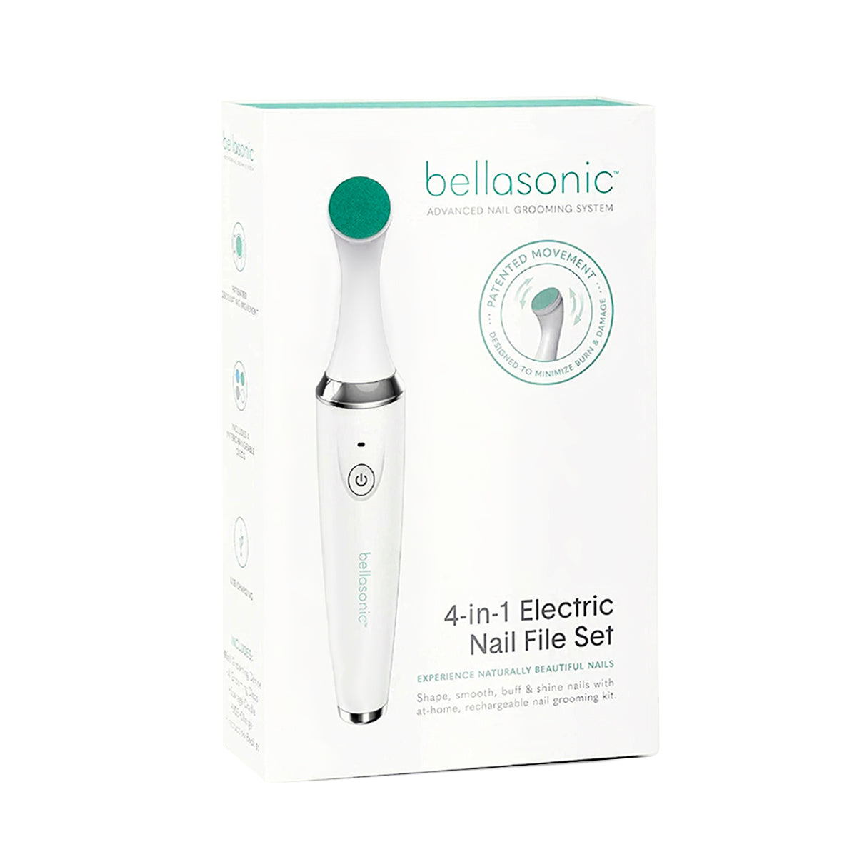 Rechargeable Electric Nail File Set - Bellasonic | Bellasonic Beauty